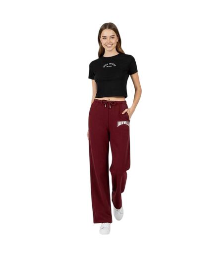Pantalon De Jogging Motif/style Universitaire Femme Bordeaux Jack Wills