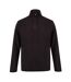 Henbury Mens Zip Neck Micro Fleece Top (Black)