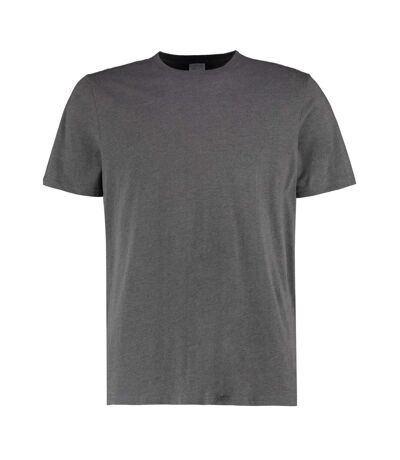 Kustom Kit Mens Cotton T-Shirt (Dark Grey Marl)