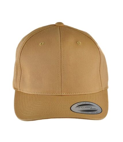 Nutshell Adults Unisex LA Cotton Baseball Cap (Light Tan) - UTRW5440