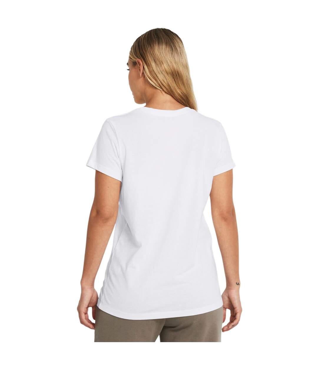 T-shirt Sportstyle Femme Blanc Under Armour-3