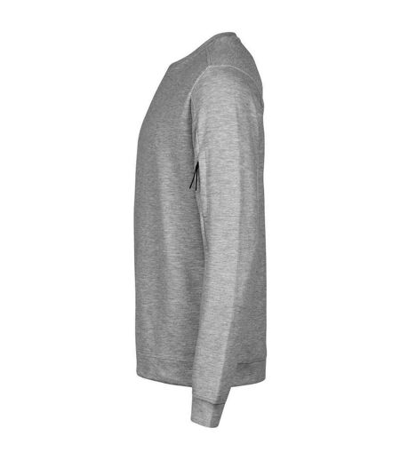 Tee Jays Mens Athletic Crew Neck Sweatshirt (Heather Grey) - UTPC6519