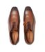 Mens Full Grain Leather Low Heel Formal Shoes Brown Giorgio-4