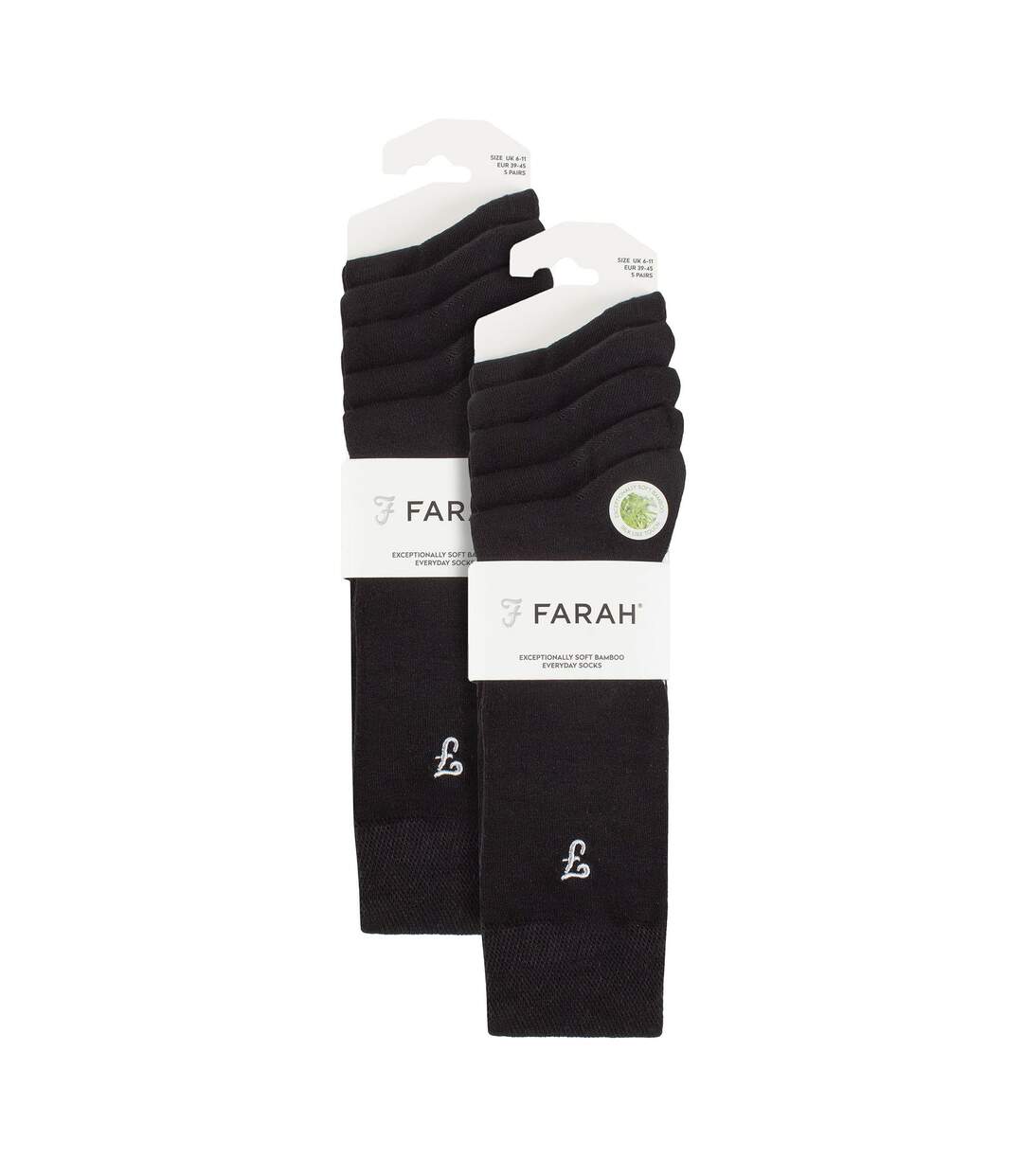 Mens 10 Pair Multi-Pack Bright Bamboo Socks-2
