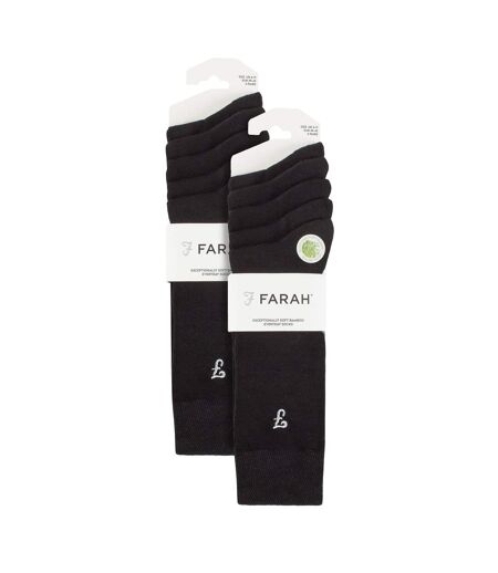 Mens 10 Pair Multi-Pack Bright Bamboo Socks