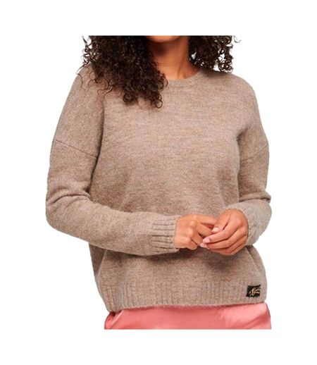 Pull Marron Femme Superdry Essential - S