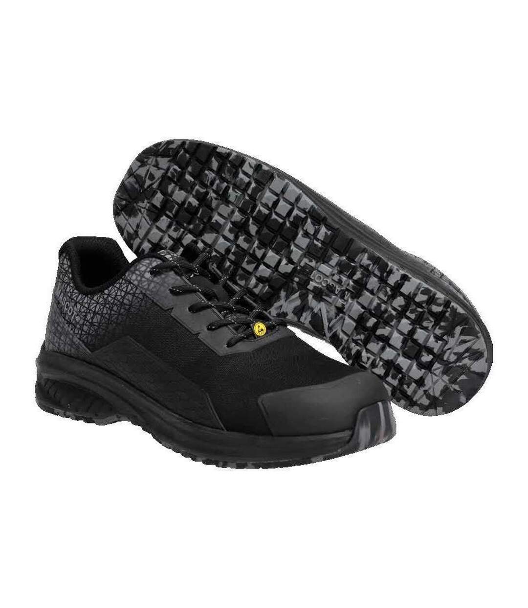 Womens/ladies Footwear Accelerate Safety Shoes Black Mascot-4
