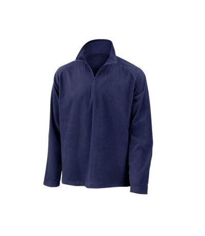 Unisex adult fleece top navy Result Core