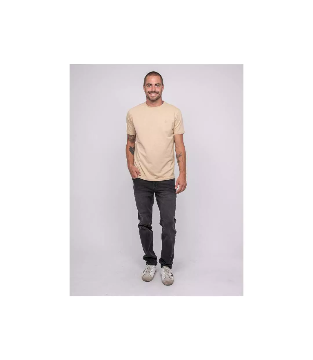 T-shirt manches courtes uni JEDDA-4