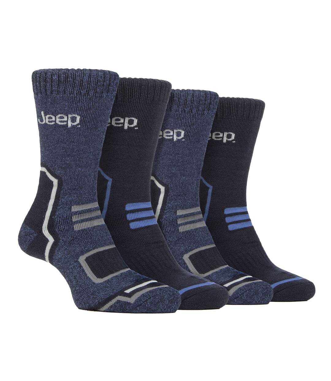 Paquet de 4 chaussettes thermiques chaudes pour hommes pour l'hiver-1
