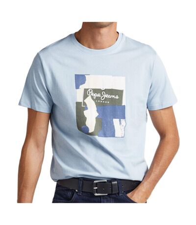 T-shirt Bleu Homme Pepe jeans Oldwive
