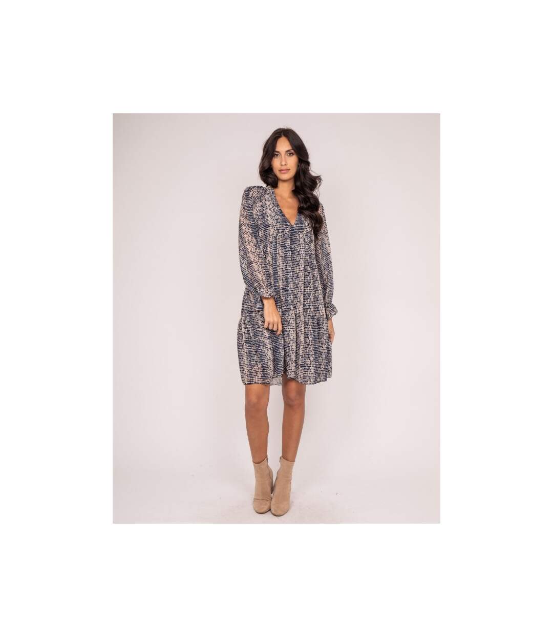 Robe courte motifs ITZEL - Dona X Lisa-4