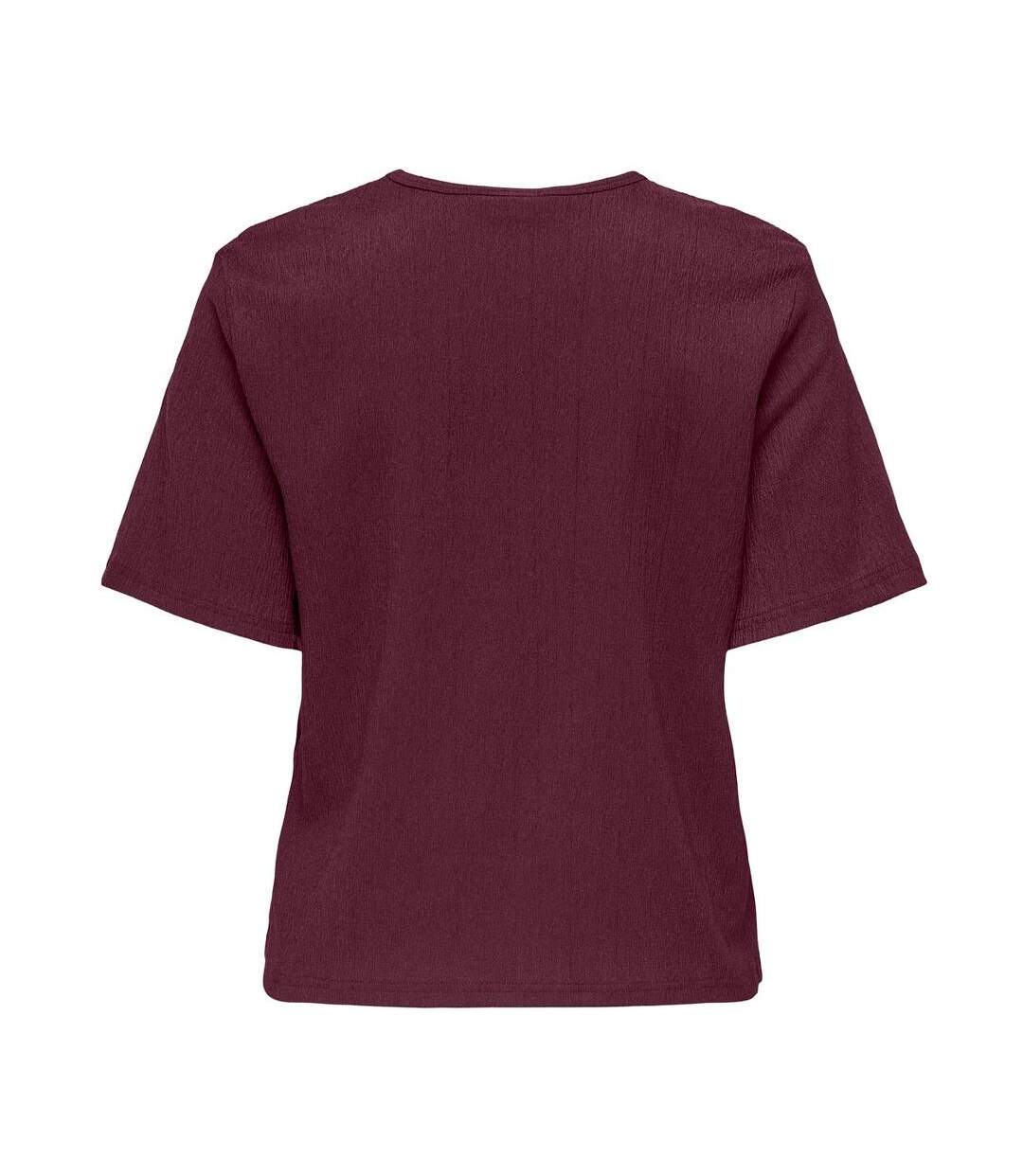 T-Shirt prune femme jdy debbie - l-2