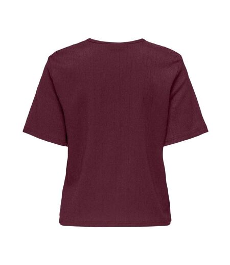 T-Shirt prune femme jdy debbie - l