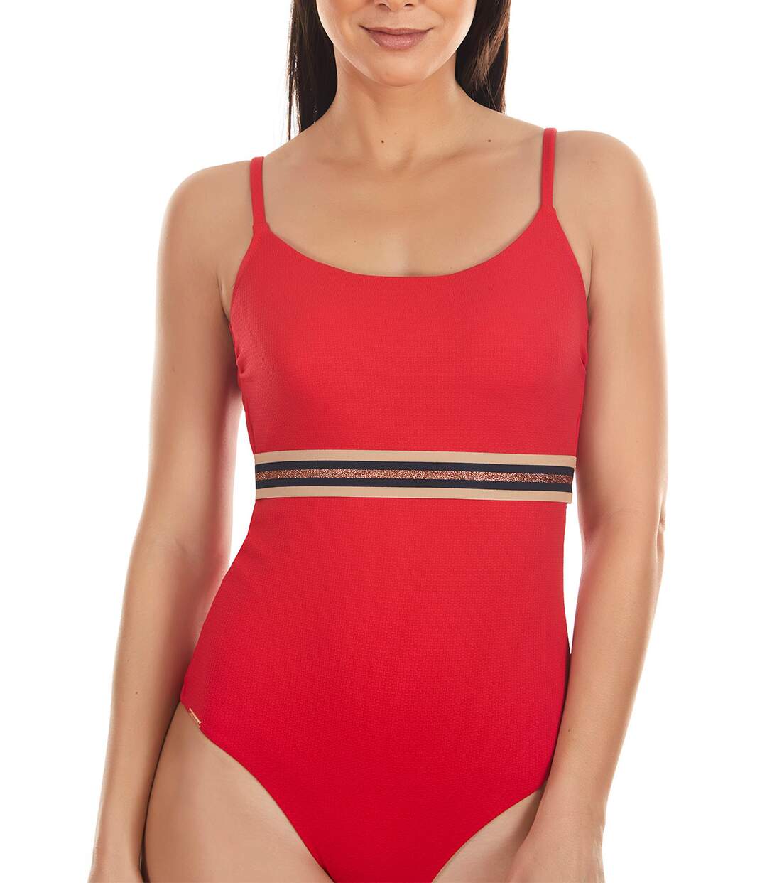 Maillot de bain 1 pièce préformé Marinera Jacquard Selmark Mare-2