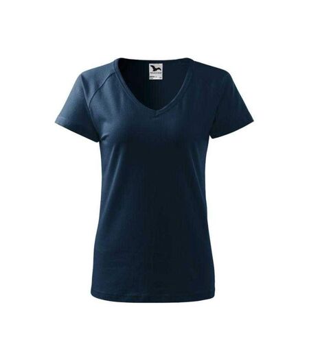 T-shirt Motif/style Rêve Femme Bleu Marine Malfini