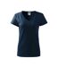 T-shirt Motif/style Rêve Femme Bleu Marine Malfini-1