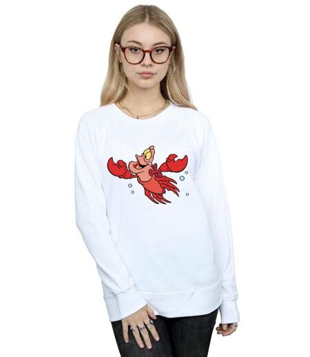 Disney - Sweat THE LITTLE MERMAID SEBASTIAN BUBBLES - Femme (Blanc) - UTBI13620