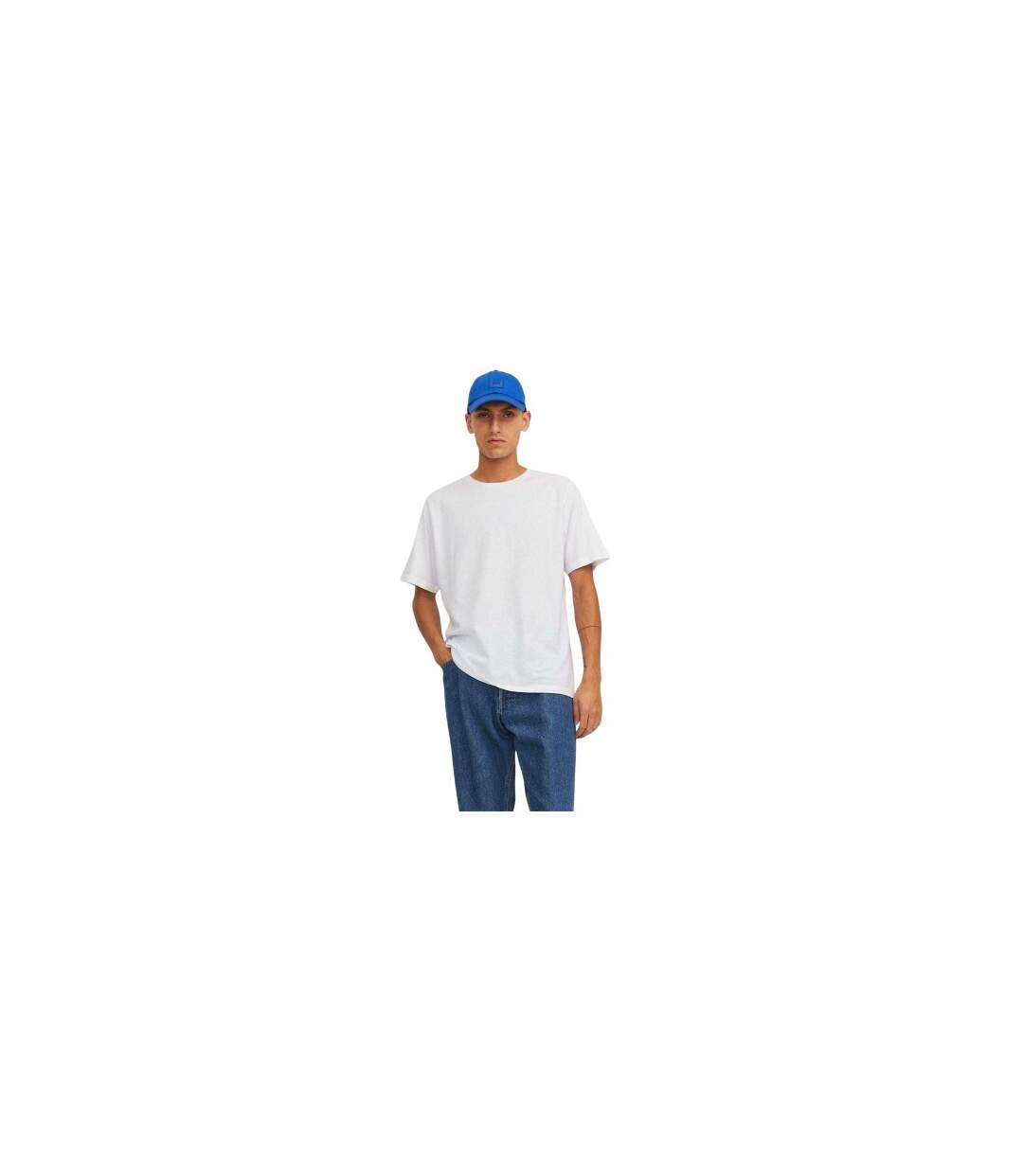 Lot De 3  T-shirts Manches Courtes Homme Blanc Jack And Jones-1