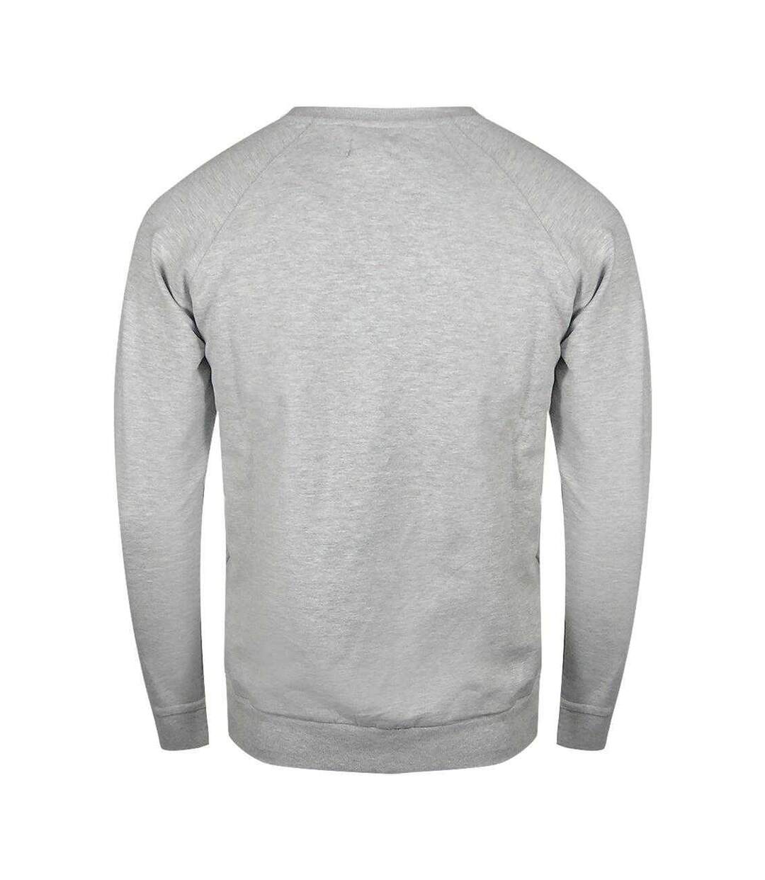 Mens Iconic Crest Crew Neck Tracksuit Grey Aquascutum-2