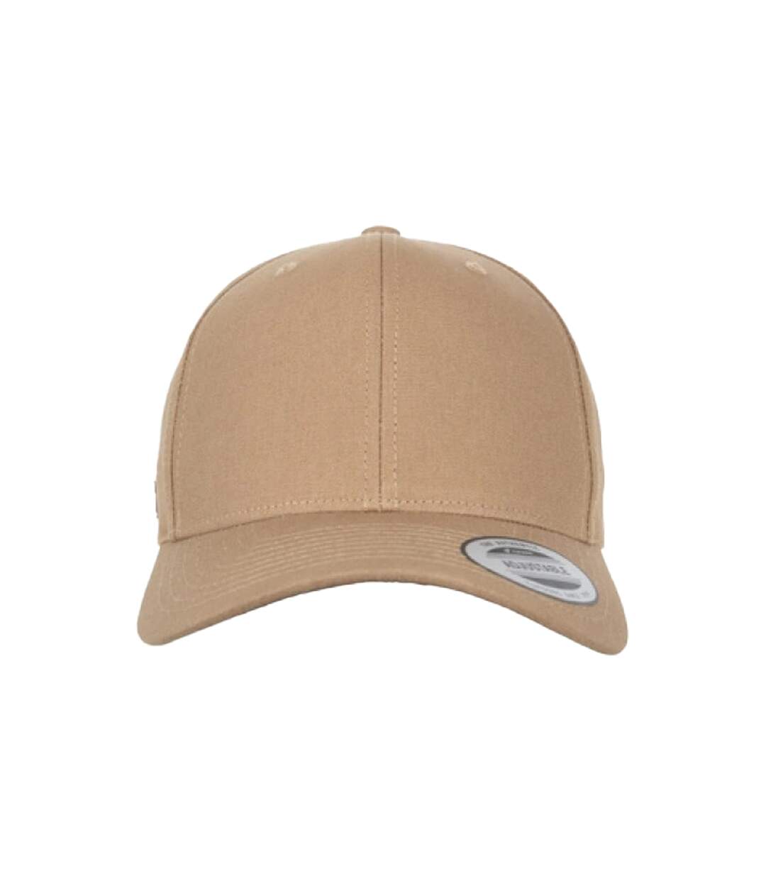 Casquette Ajustable Motif/style 6 Panneaux Beige Flexfit-4