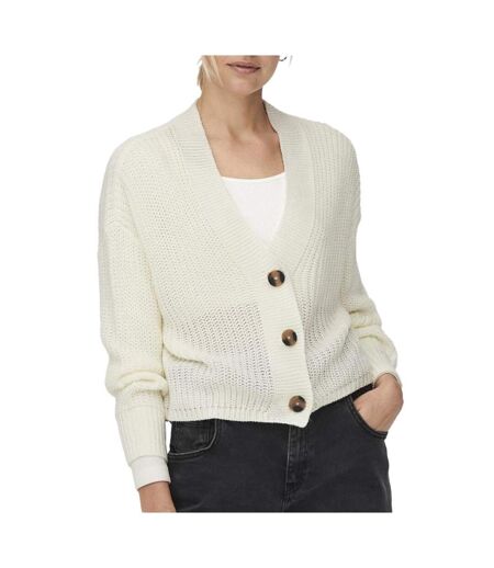 Gilet ecru femme only carol