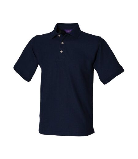 Henbury Mens Ultimate Pique Polo Shirt (Navy)