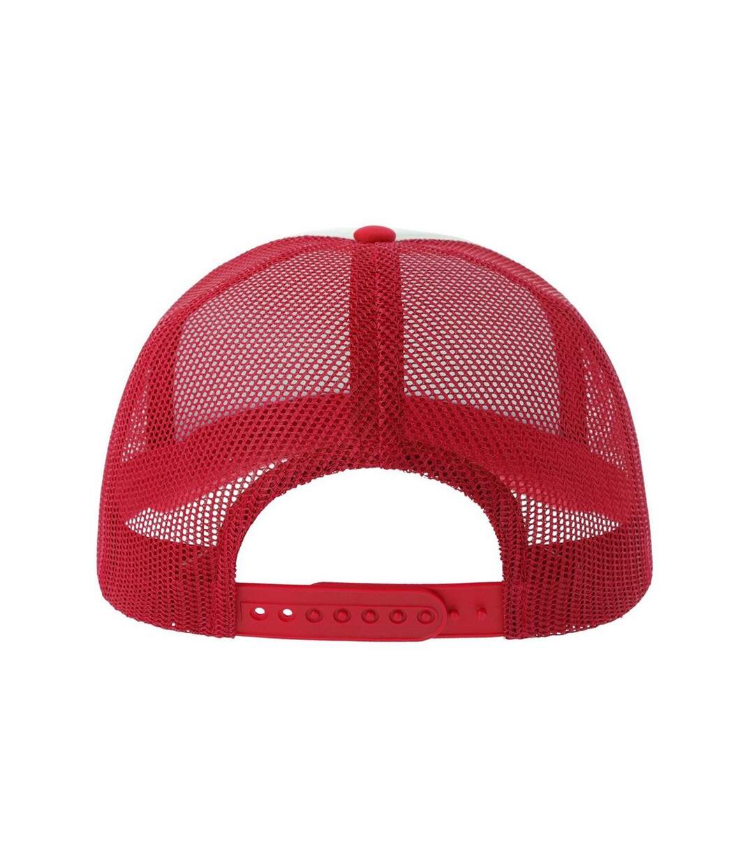 Casquette Trucker Motif/style 5 Panneaux Rapper-s Adulte Blanc Rouge Atlantis-2