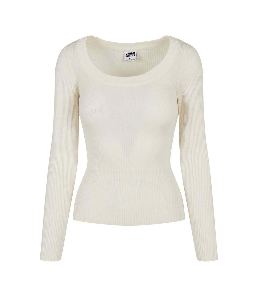 Pull Manches Longues Femme Sable Blanc Urban Classics-2