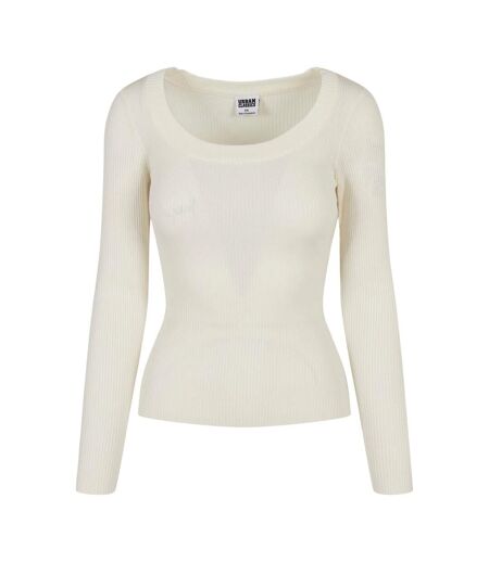 Pull Manches Longues Femme Sable Blanc Urban Classics