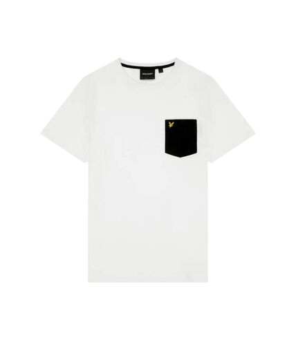 T-shirt homme blanc / noir vif Lyle & Scott Lyle & Scott