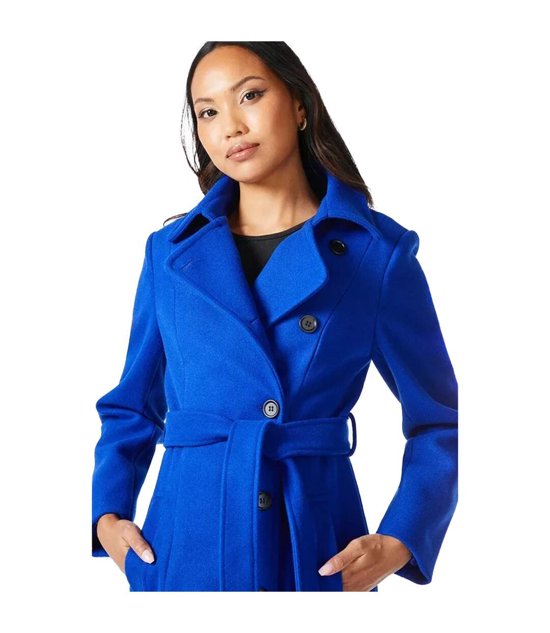 Manteau femme cobalt Principles-3