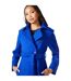 Womens/ladies asymmetric wrap coat cobalt Principles