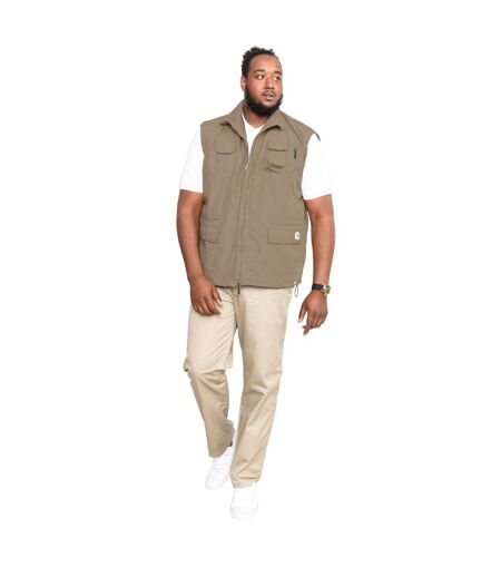 Duke Mens Enzo Kingsize Multi Pocket Hunting Vest (Walnut) - UTDC200