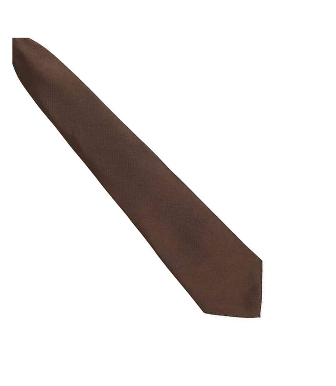 Cravate À Clipser Homme Taille Unique Marron Premier-2