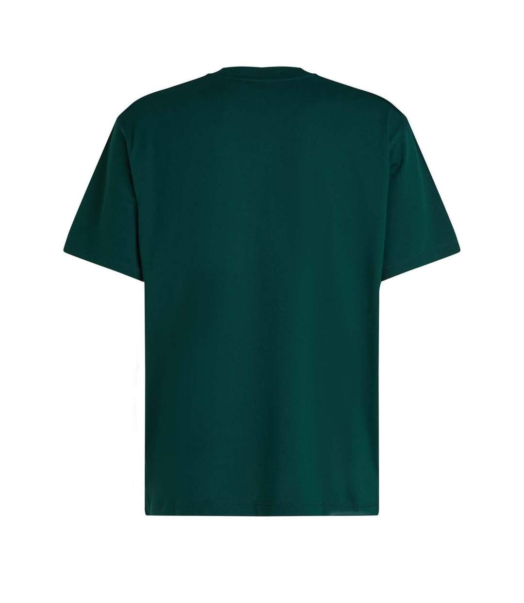 Mens Woven Label Relaxed Fit T-shirt Green Calvin Klein-3