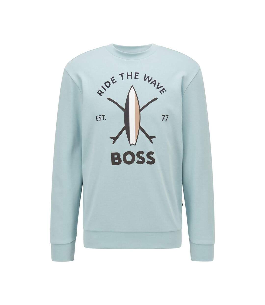 Sweat Savin Homme Turquoise Vif Hugo Boss-1