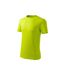 Mens Classic New T-shirt Lime Green Adler-3