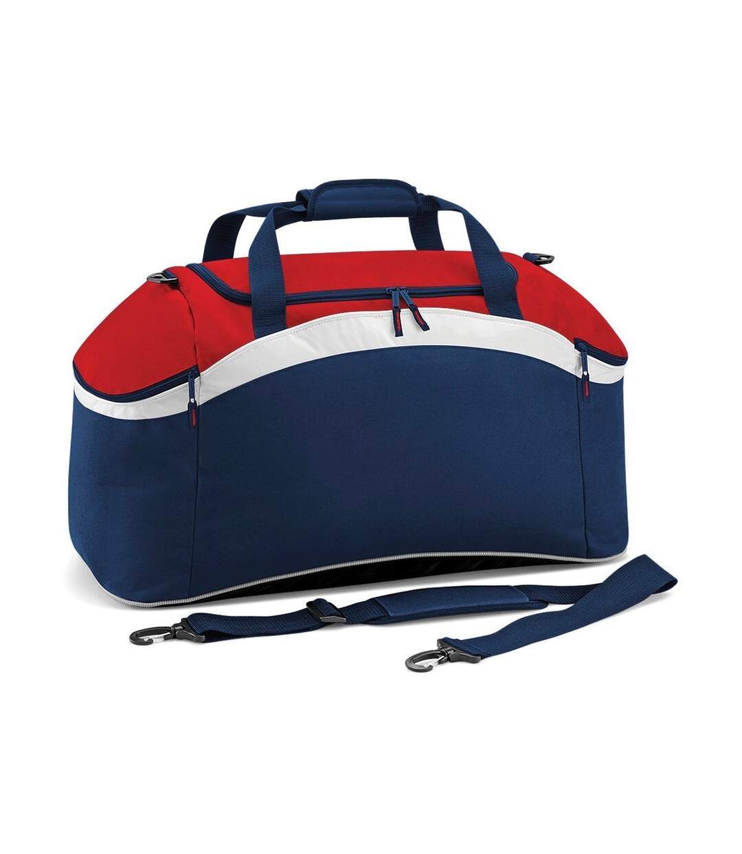 Sac de sport - BG572 - bleu marine - rouge et blanc-1