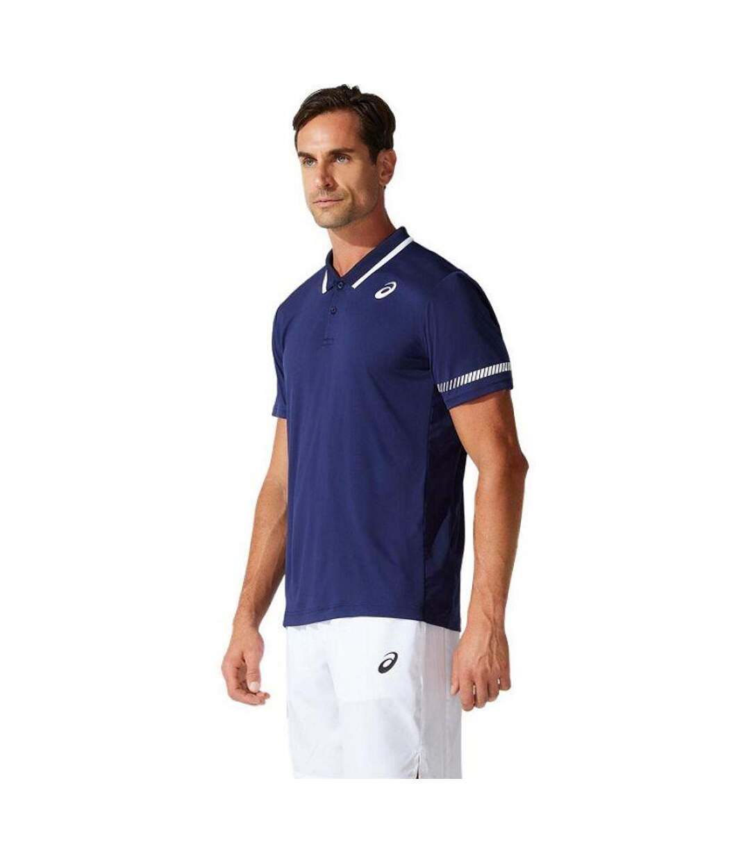 Polo Court Homme Bleu Marine Asics-1