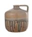 Vase Design en Céramique Droplet 20cm Beige-1