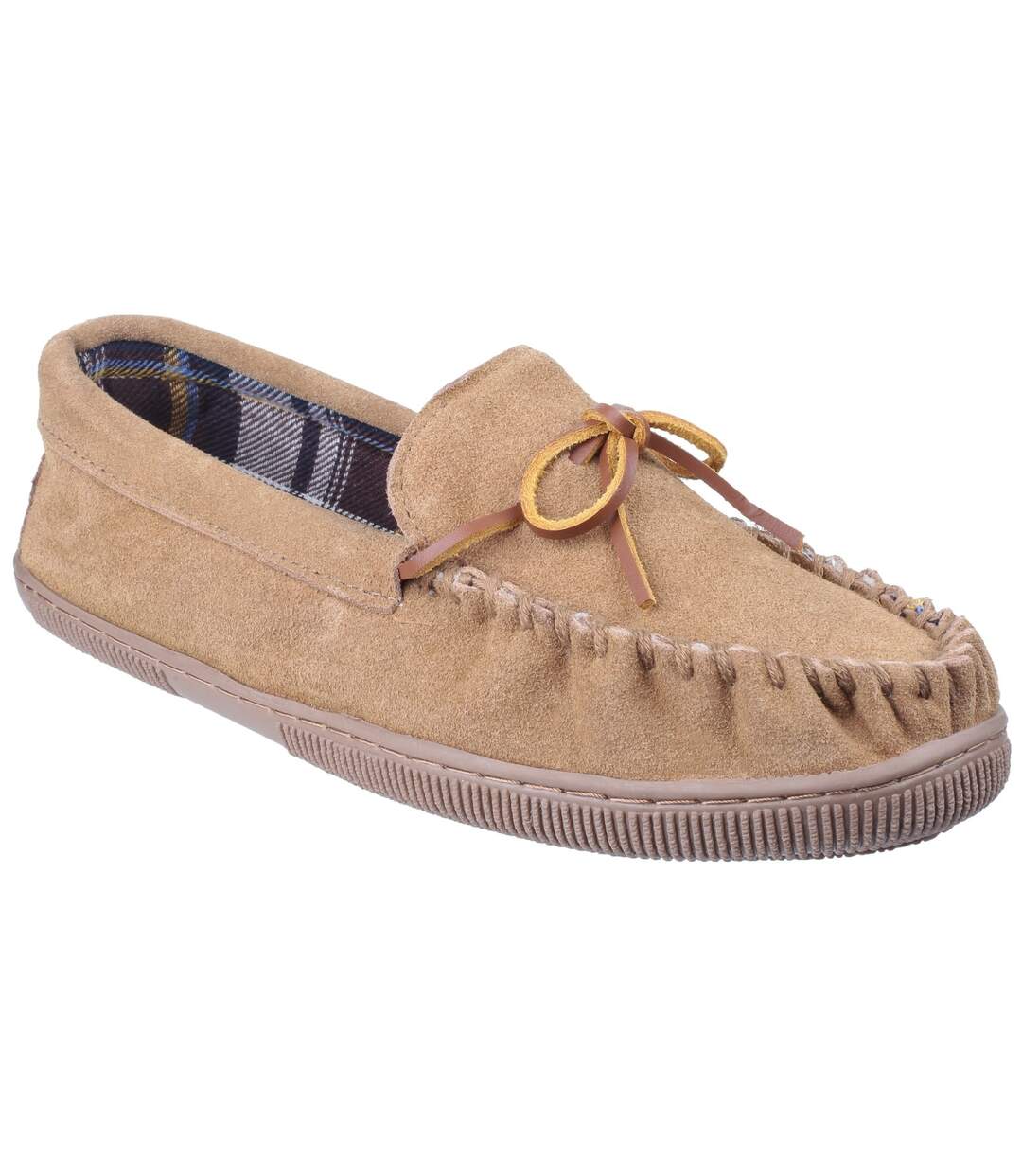 Cotswold Suede Alberta Slipper / Mens Slippers (Beige) - UTFS1699