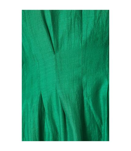 Womens/ladies organza pleated midi dress green Principles