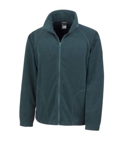 Result Core Mens Micron Anti Pill Fleece Jacket (Forest Green)