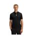 Mens Logo Regular Polo Shirt Black Boss-4