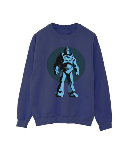 Disney Sweatshirt Lightyear Buzz Standing Circle Womens/Ladies (Bleu marine) - UTBI25044
