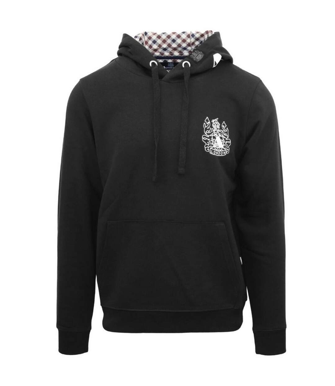 Sweat À Capuche Homme Noir Aquascutum-1