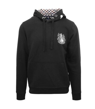 Sweat À Capuche Homme Noir Aquascutum