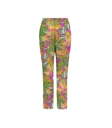 Pantalon Imprimé Rose à Motifs Femme Only - 36