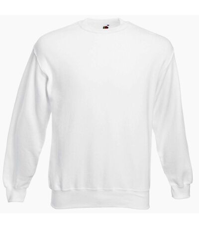 Fruit of the Loom Mens Classic 80/20 Set-in Sweatshirt (White) - UTRW7886
